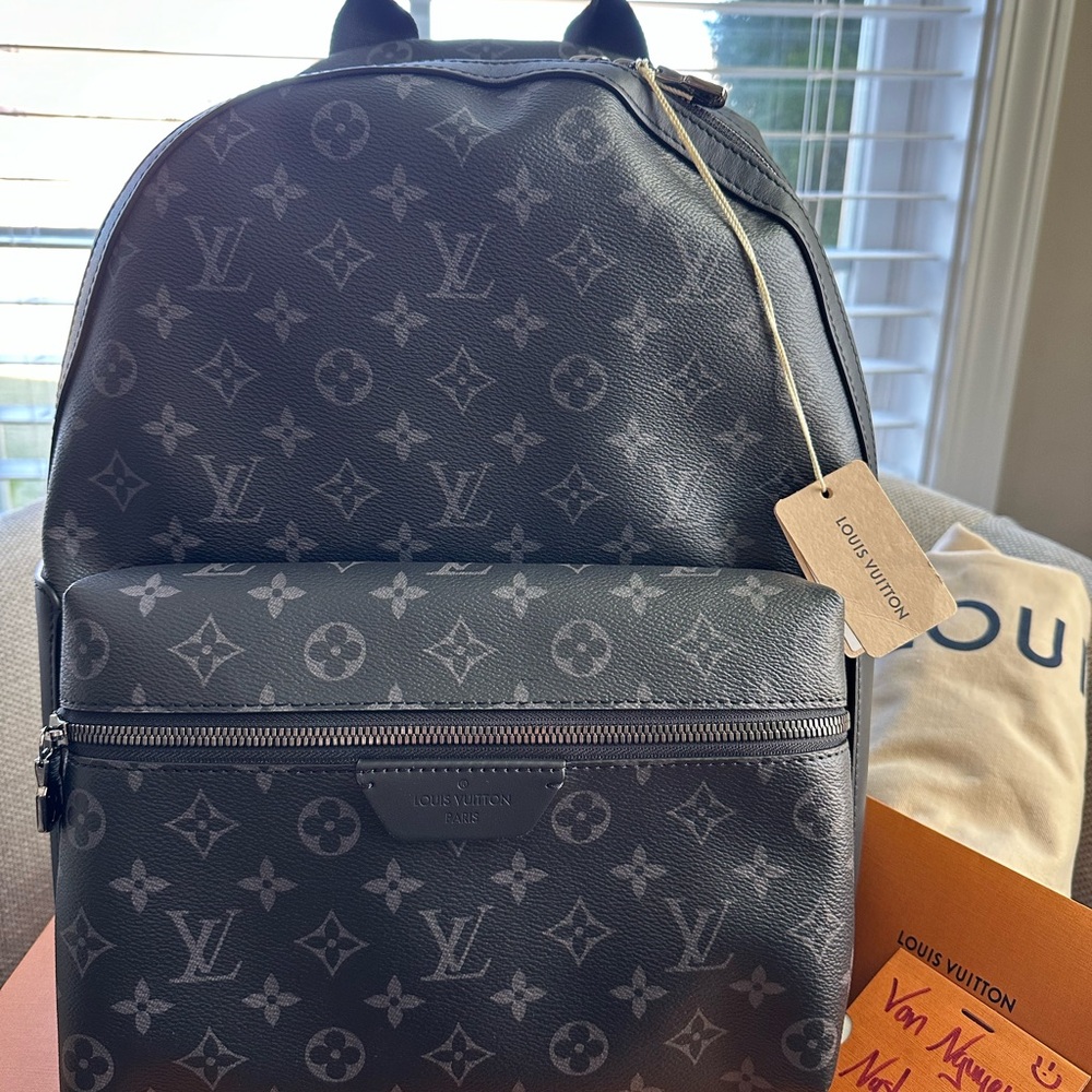 Louis Vuitton Dark Gray Monogram Backpack